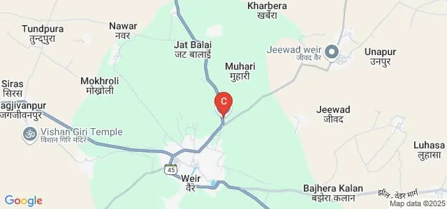 Shree Rangey Raghav Mahavidyalaya, Bharatpur Map