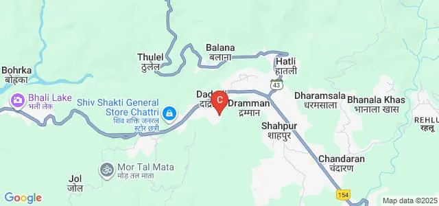 HIET School of Legal Studies, Kangra Map