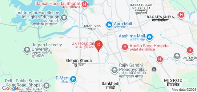 LN Medical College and Research Centre, Bhopal Map