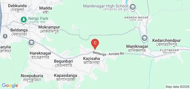 Beldanga Humayun Kabir Memorial B Ed College, Beldanga Map