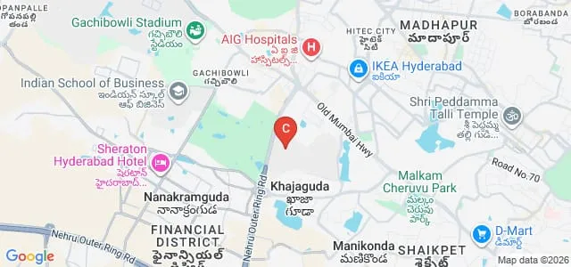 Directorate of Distance Education, Maulana Azad National Urdu University, Hyderabad Map