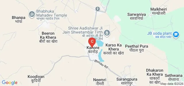 Jawahar Vidyapeeth Teachers Training College, Kanore Map
