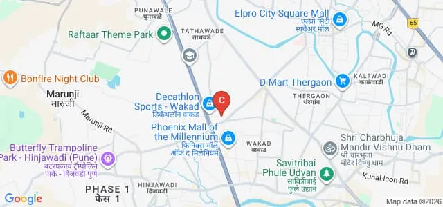 Balaji Institute of Management and Human Resource Development, Tathawade Map