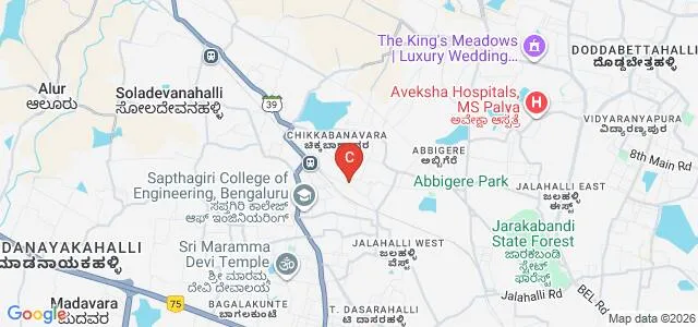 Manjunatha College of Nursing, Bengaluru Map