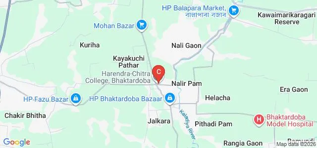 Harendra-Chitra College, Bhaktardoba Map