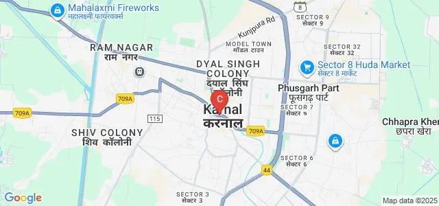 Doon Valley Institute of Computer Application, Karnal Map