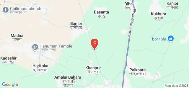 Rangamati Shikshan Ashram, Birbhum Map