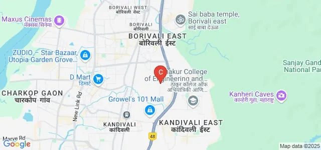 Zagdu Singh Charitable Trust's, Thakur Shyamnarayan Degree College, Mumbai Map