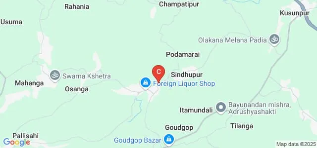 Mahanga Puspagiri Mahavidyalaya, Cuttack Map