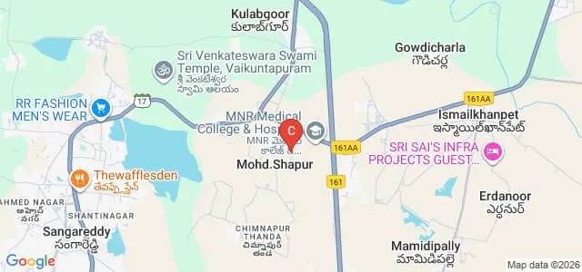 MNR College of Pharmacy, Sangareddy Map