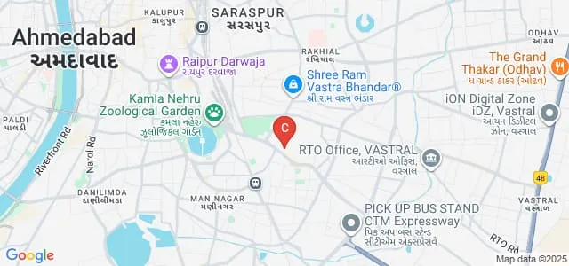Government BBA College, Maninagar Map