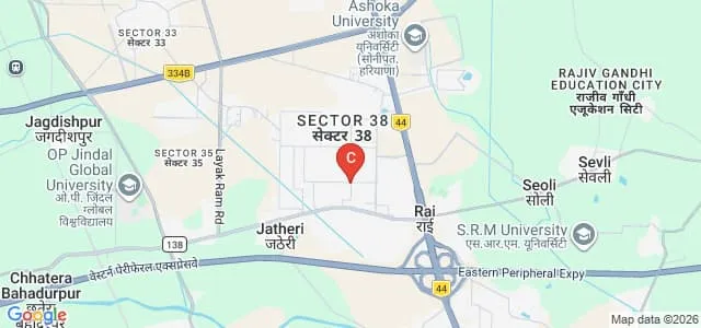 Jindal Global Law School, Sonipat Map
