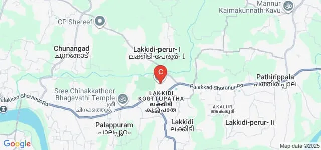 Nehru College of Architecture, Palakkad Map