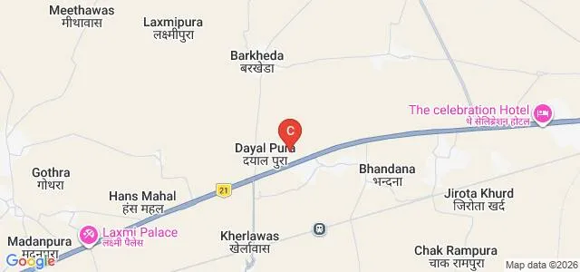 SJ College Engineering and Technology, Dausa Map