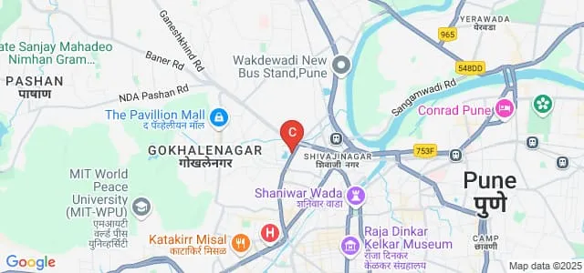 National Institute of Event Management, Pune Map
