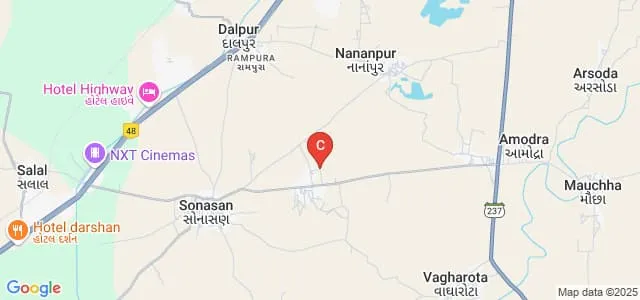 Sabar Gram Seva Mahavidyalaya, Sabarkantha Map