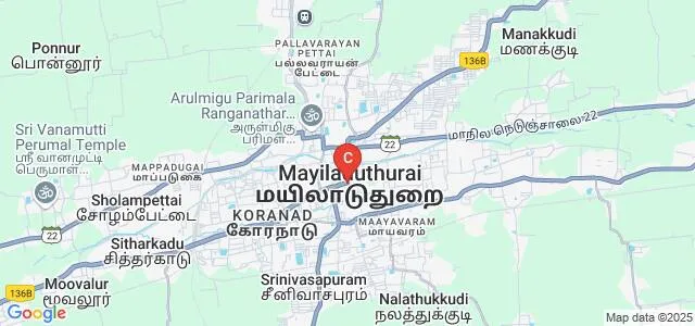 Anbanathapuram Vahaira Charities College, Mayiladuthurai Map