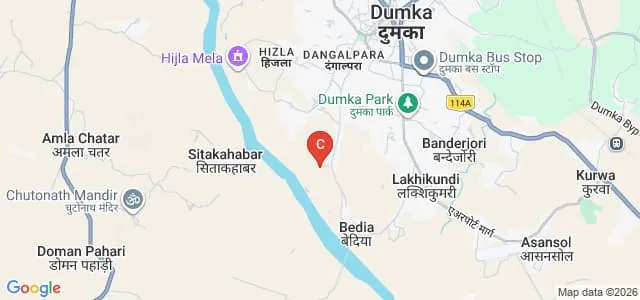 Santal Pargana Mahila College, Dumka Map
