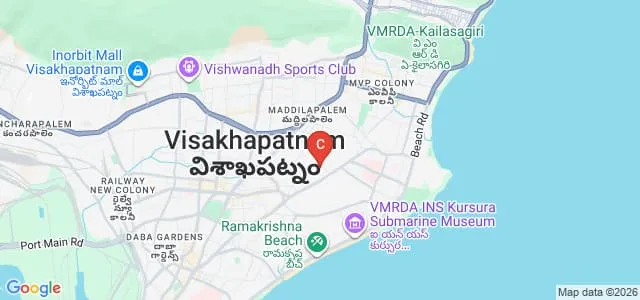 Andhra University College of Science and Technology, Visakhapatnam Map