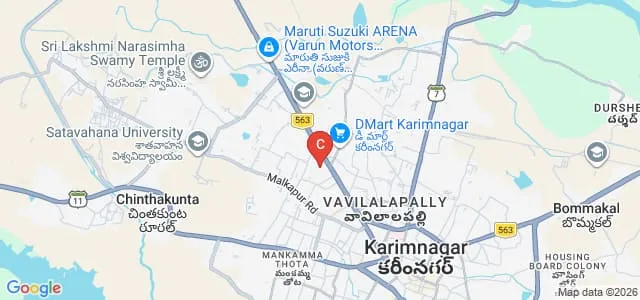 SRR Government Arts and Science College, Karimnagar Map
