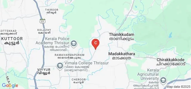 Elijah Institute of Management Studies, Thrissur Map