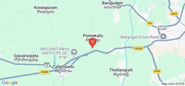 Annie Besant College of Education, Khammam Map