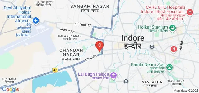 MB Khalsa College, Indore Map