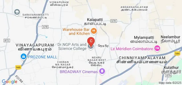 Dr NGP Institute of Technology, Coimbatore Map