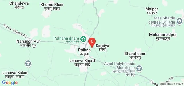 Azad Postgraduate College, Azamgarh Map
