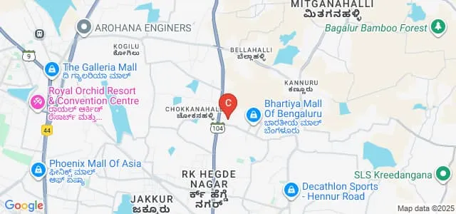 Manipal Academy of Higher Education, Bengaluru Campus, Bengaluru Map