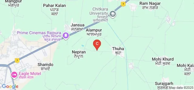Aryans College of Law, Patiala Map