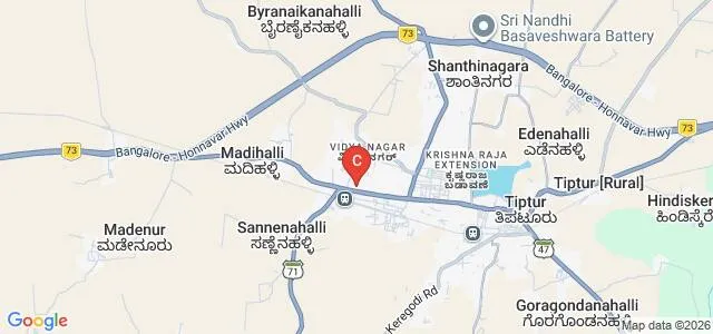 Kalpataru College of Education, Tiptur Map