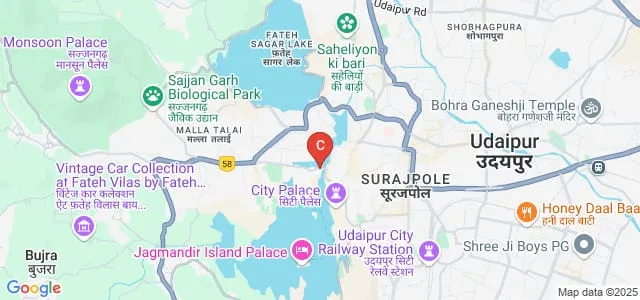 Government Maharana Acharya Sanskrit College, Udaipur Map