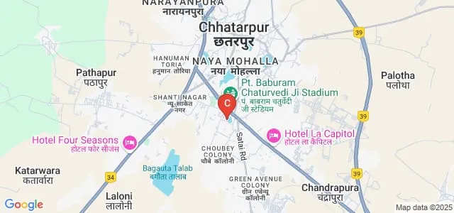 Saraswati College of Computer Science, Chhatarpur Map