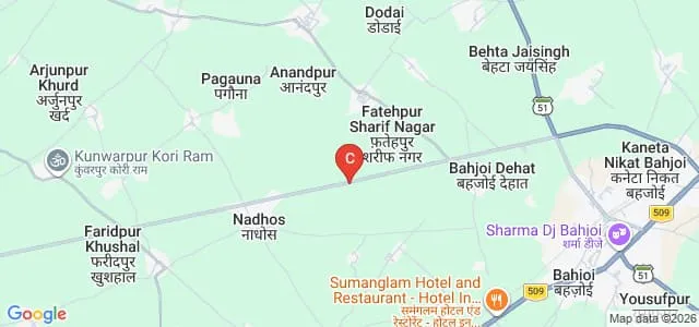 BMBL Jain College of Pharmacy, Bahjoi Map