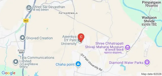 Dr DY Patil School of MCA, Pune Map