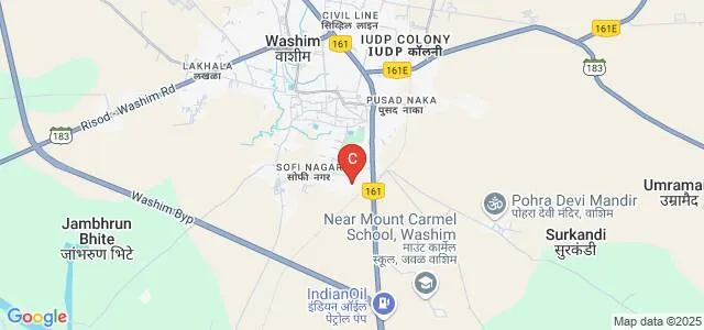 Matoshri Shantabai Gote Arts Commerce and Science College, Washim Map
