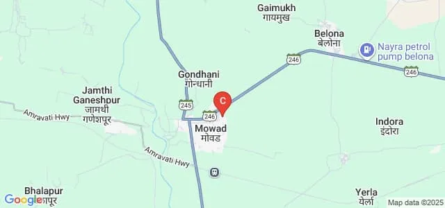 Nagar Parishad Shivaji Mahavidyalaya, Mowad Map