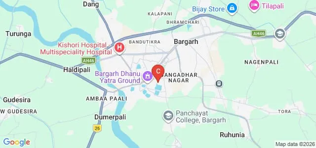 Trust Fund Degree College, Bargarh Map