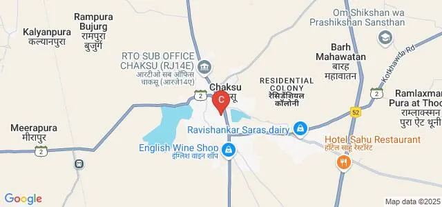 Government College, Chaksu Map