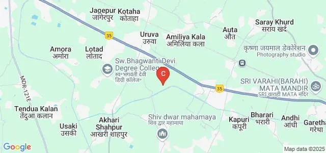 Indrakali Mahavidyalaya, Allahabad Map