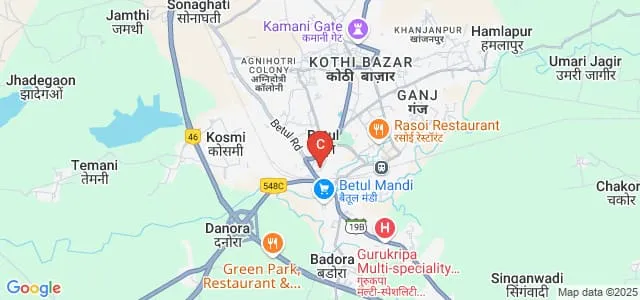 Vivekanand Vigyan Mahavidyalaya, Betul Map