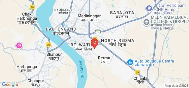 Bhishma Narain Singh Law College, Palamu Map