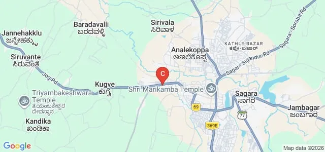 MDF College of Education, Sagar Map