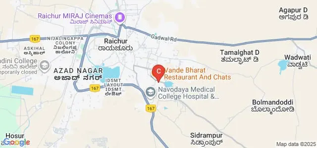 AMEs Dental College and Hospital, Raichur Map
