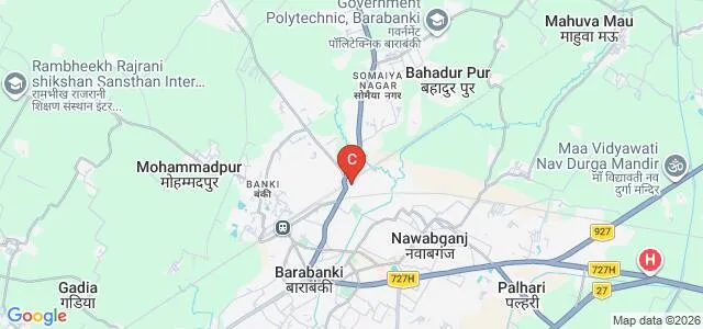 Shyama Devi College of Education, Barabanki Map