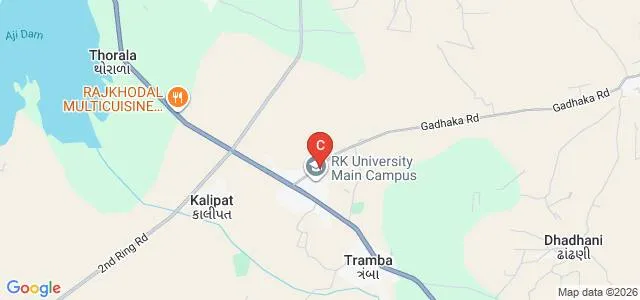 Ayurveda College and Hospital, RK University, Rajkot Map