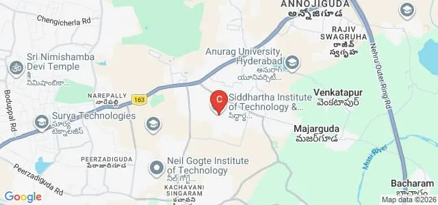 Siddhartha Institute of Technology and Sciences, Ghatkesar Map
