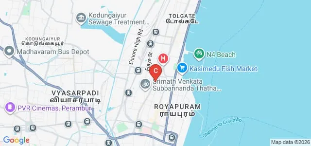 MN College of Optometry, Chennai Map