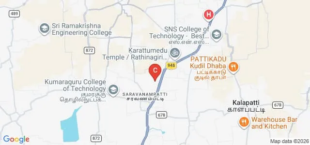 Lisieux College of Education, Coimbatore Map